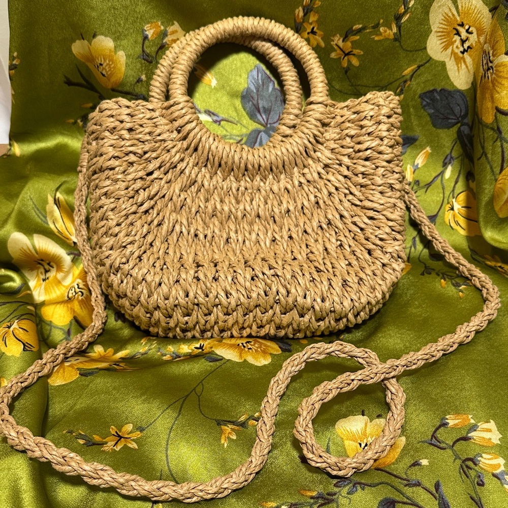 Handwoven Tan Women Bag